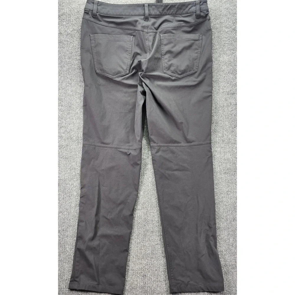 Lululemon ABC Classic Fit Pants Mens 34x31 Gray Warpstreme Performance Stretch